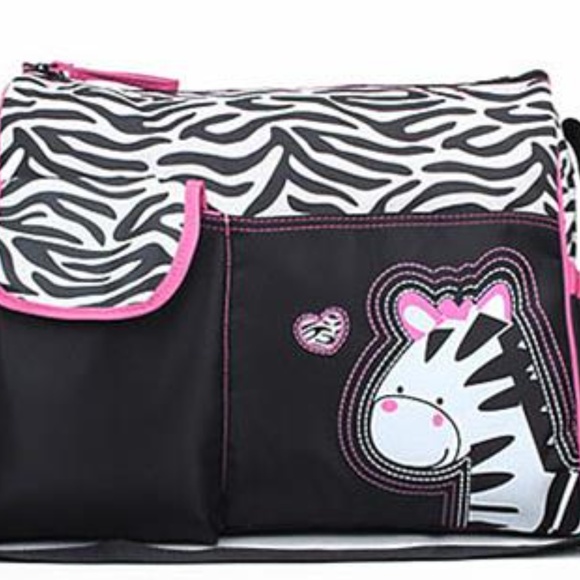 Diaper Bag - Baby Duffel Bag - Zebra or Giraffe - Picture 2 of 4